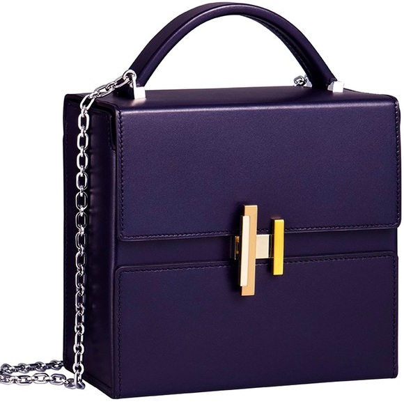 💙Hermes💙Cinhetic 18 Square Box Top Handle Shoulder Bag - Picture 1 of 16